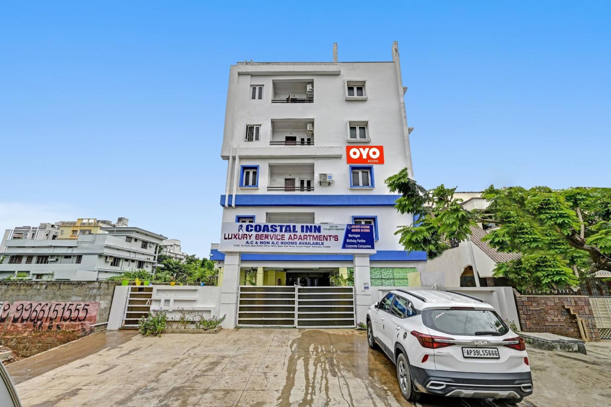 Hotel O Coastal Inn Luxury Service Apartments Kākināda Exteriér fotografie